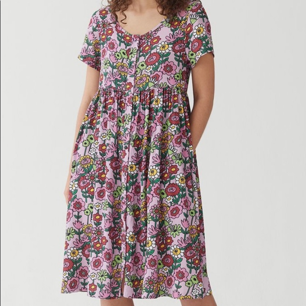 Lazy Oaf Flower Dress, size 8